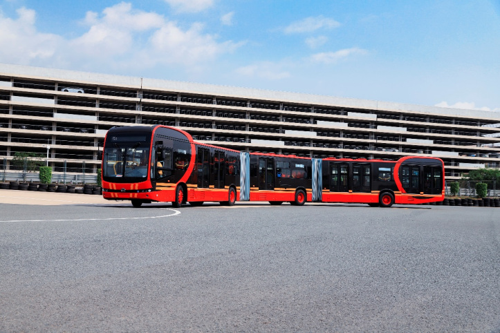 El bus eléctrico mas grande del mundo.