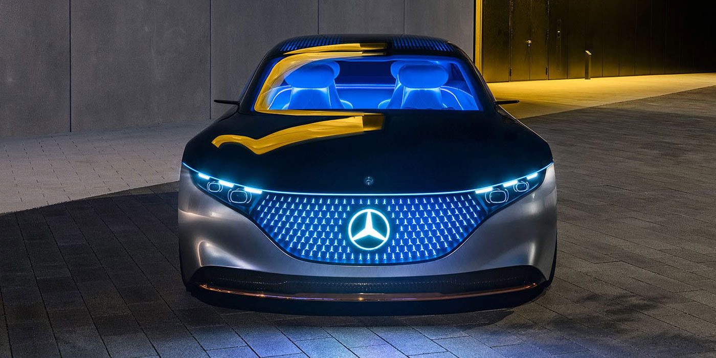 El nuevo auto eléctrico de Mercedes EQS “Plaid”