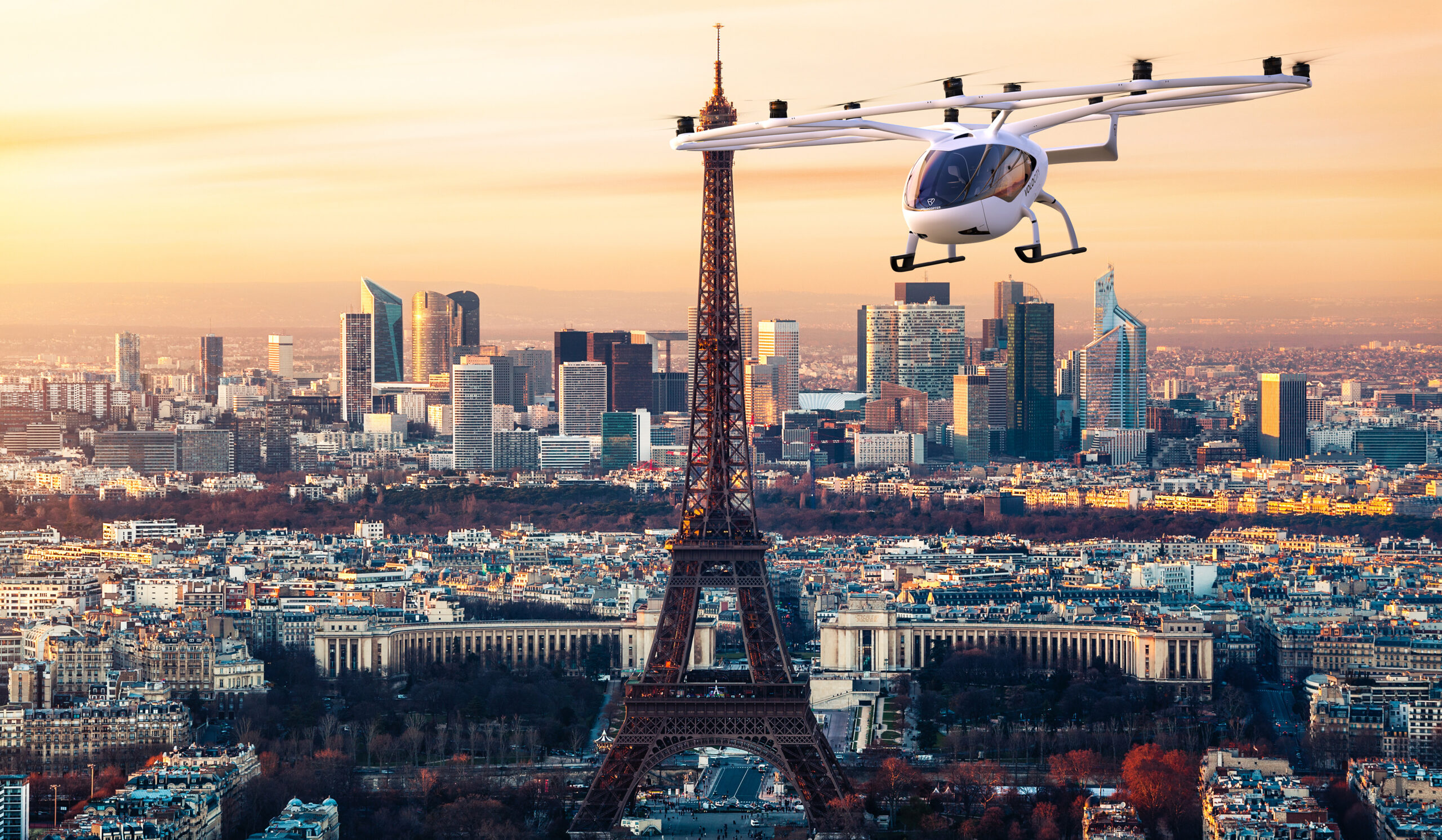 La empresa de «taxis voladores» Volocopter