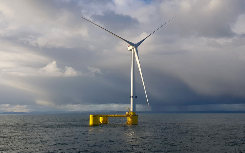 El mayor proyecto eólico flotante del mundo está previsto para el Mediterráneo￼