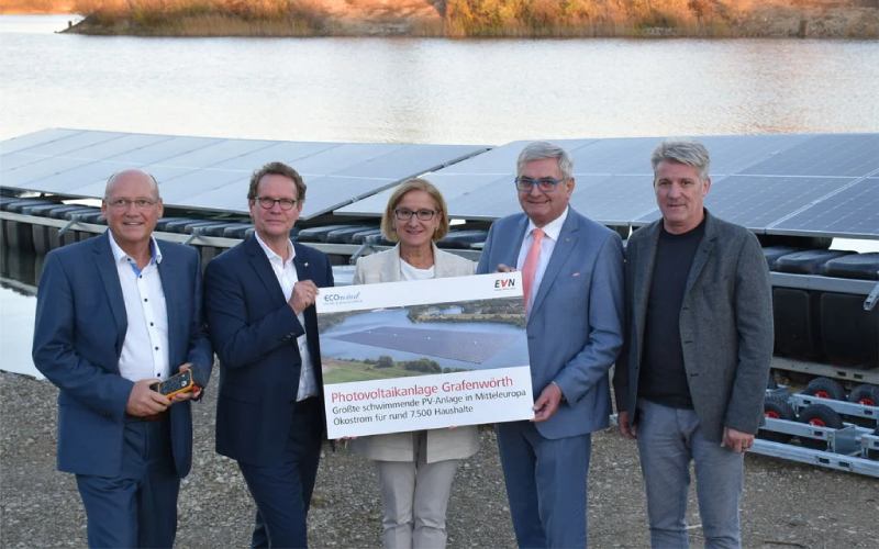 BayWa r.e. inicia la construcción de la mayor planta solar flotante de Austria