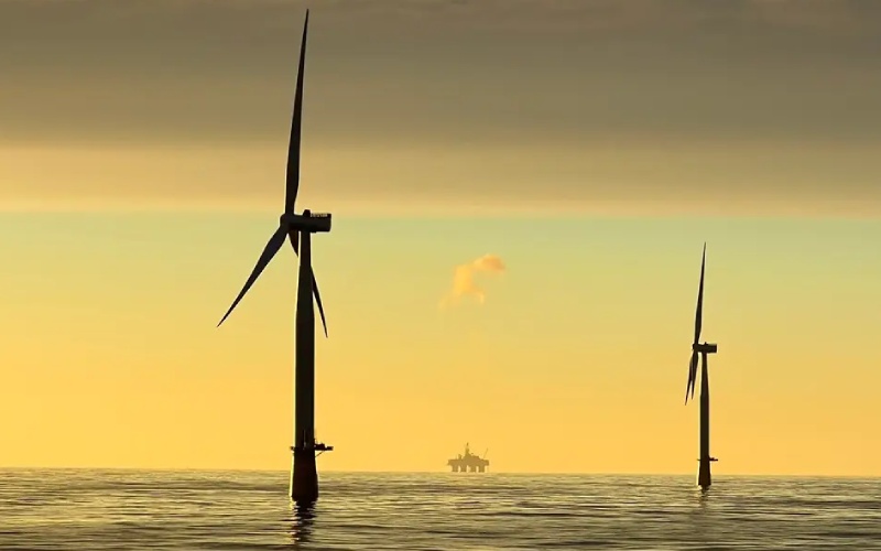 El mayor parque eólico marino flotante del mundo produce su primera energía