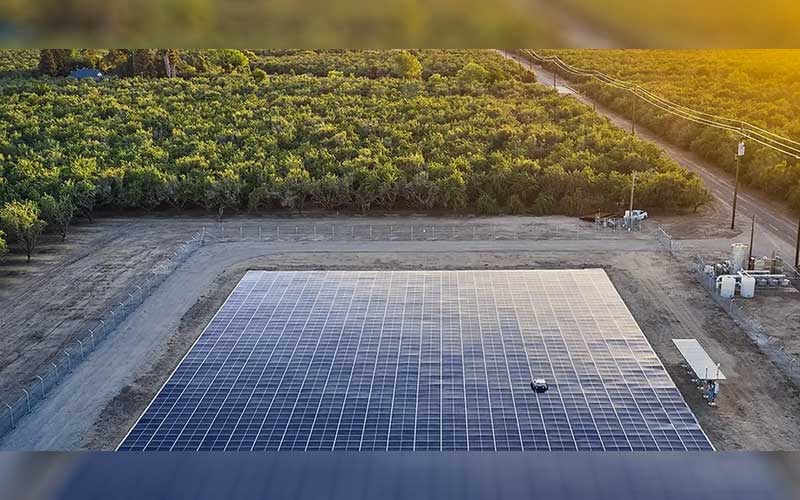 Los paneles de este parque solar de Texas se instalarán en plano con el suelo
