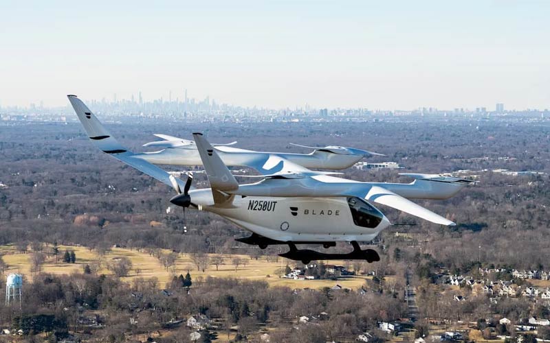 El primer taxi aéreo eléctrico vuela alrededor de Nueva York