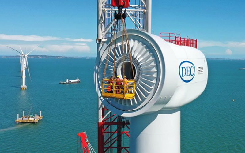La mayor turbina eólica del mundo se está instalando en China