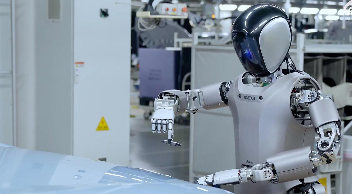 Nio prueba el uso de robots humanoides en la línea de producción de la fábrica