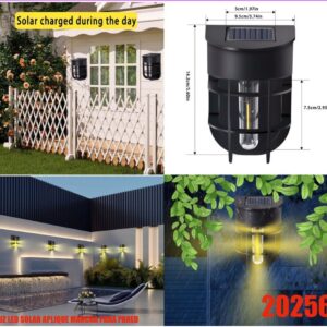 APLIQUE SOLAR LUZ CALIDA