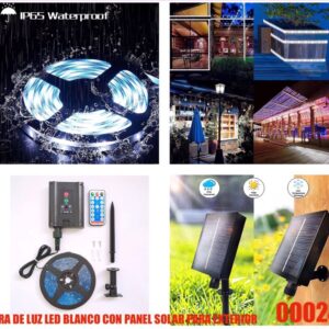 LUZ LED TIRA LED SOLAR