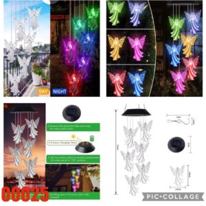 LUZ SOLAR ANGEL COLGANTE